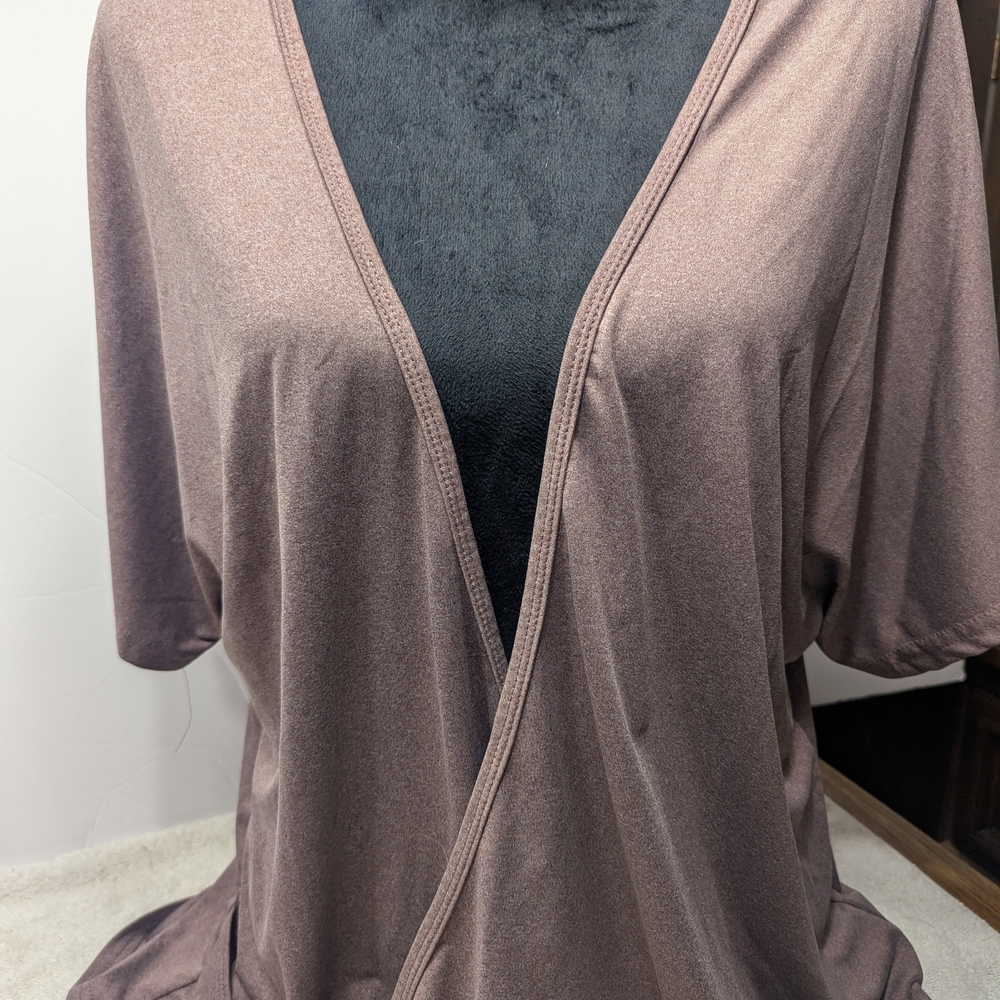 SHEIN Curve Dusty Rose Cardigan